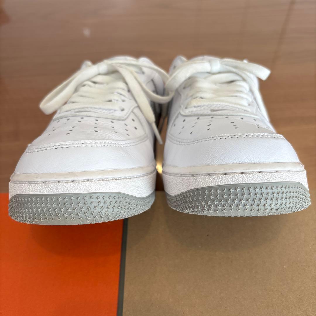 NIKE AIR FORCE 1 LOW RETRO 白×銀 26.0cm