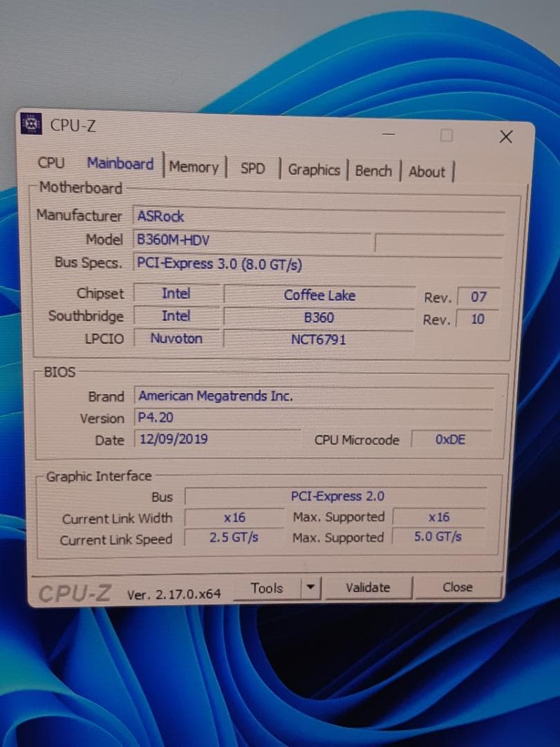 自作PC　i5 8500・8GB・SSD128GB・K2000・Win11