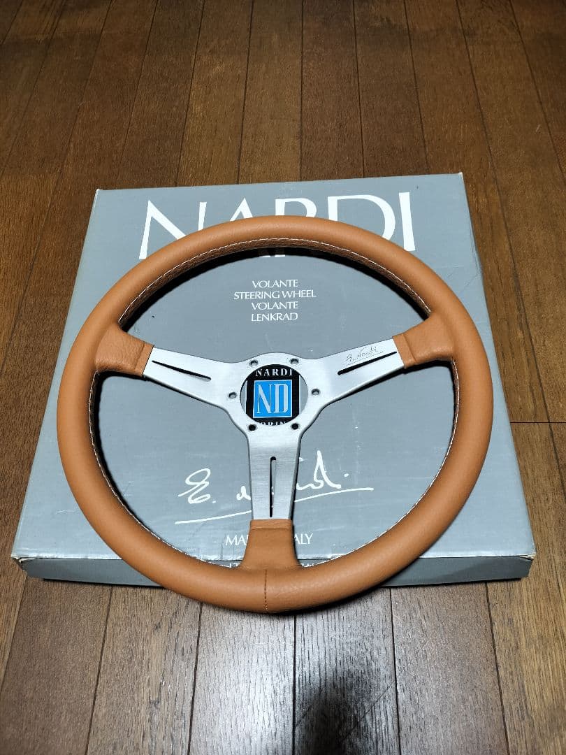 張り替え済み美品★ナルディ36Φステアリング★検NARDI走り屋旧車当時物ニスモ