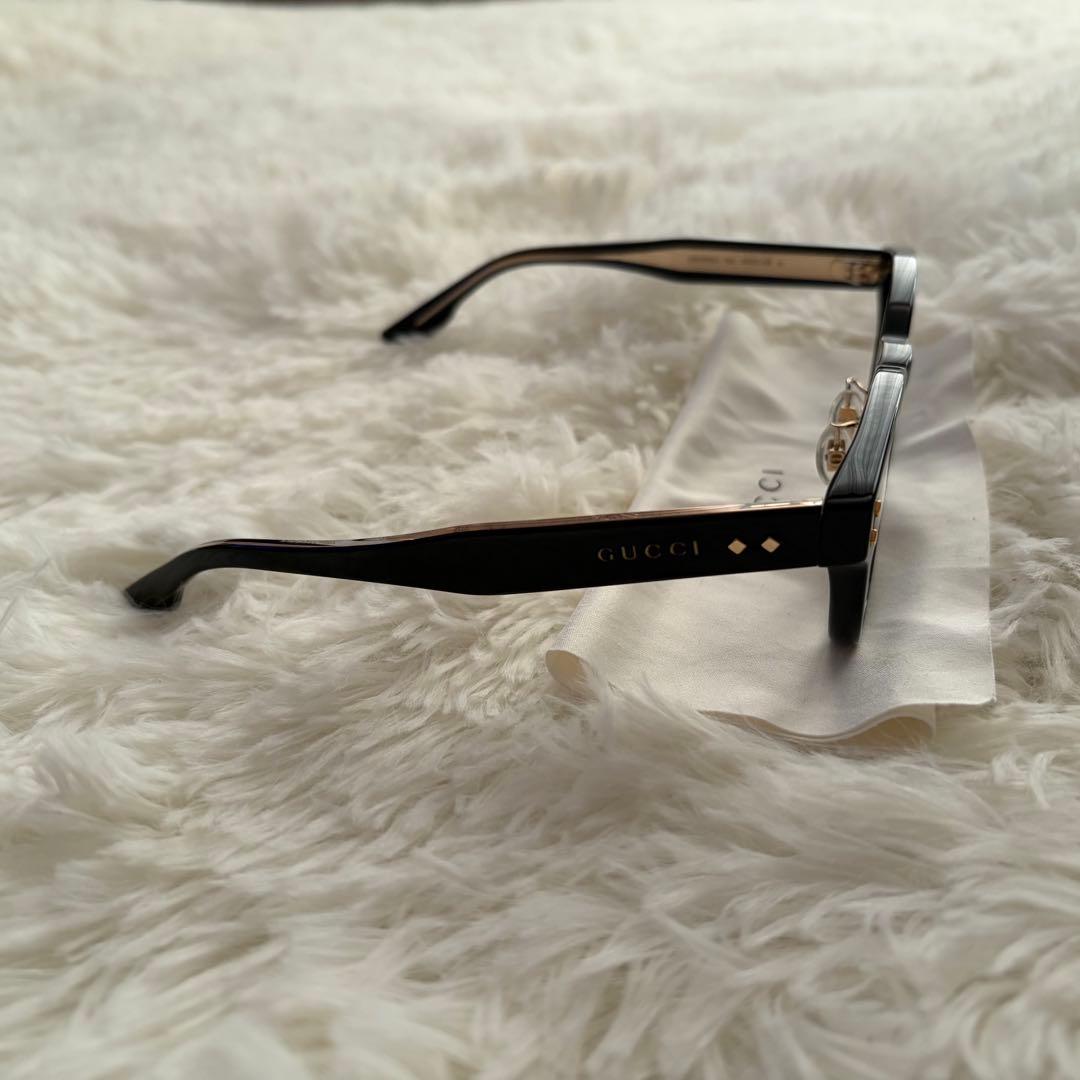 美品　グッチ GUCCI GG1470OJ サングラス　ブラック