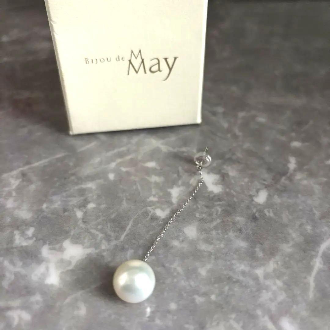 限定出品！Bijou de M パール ロングチェーン ピアス 片耳