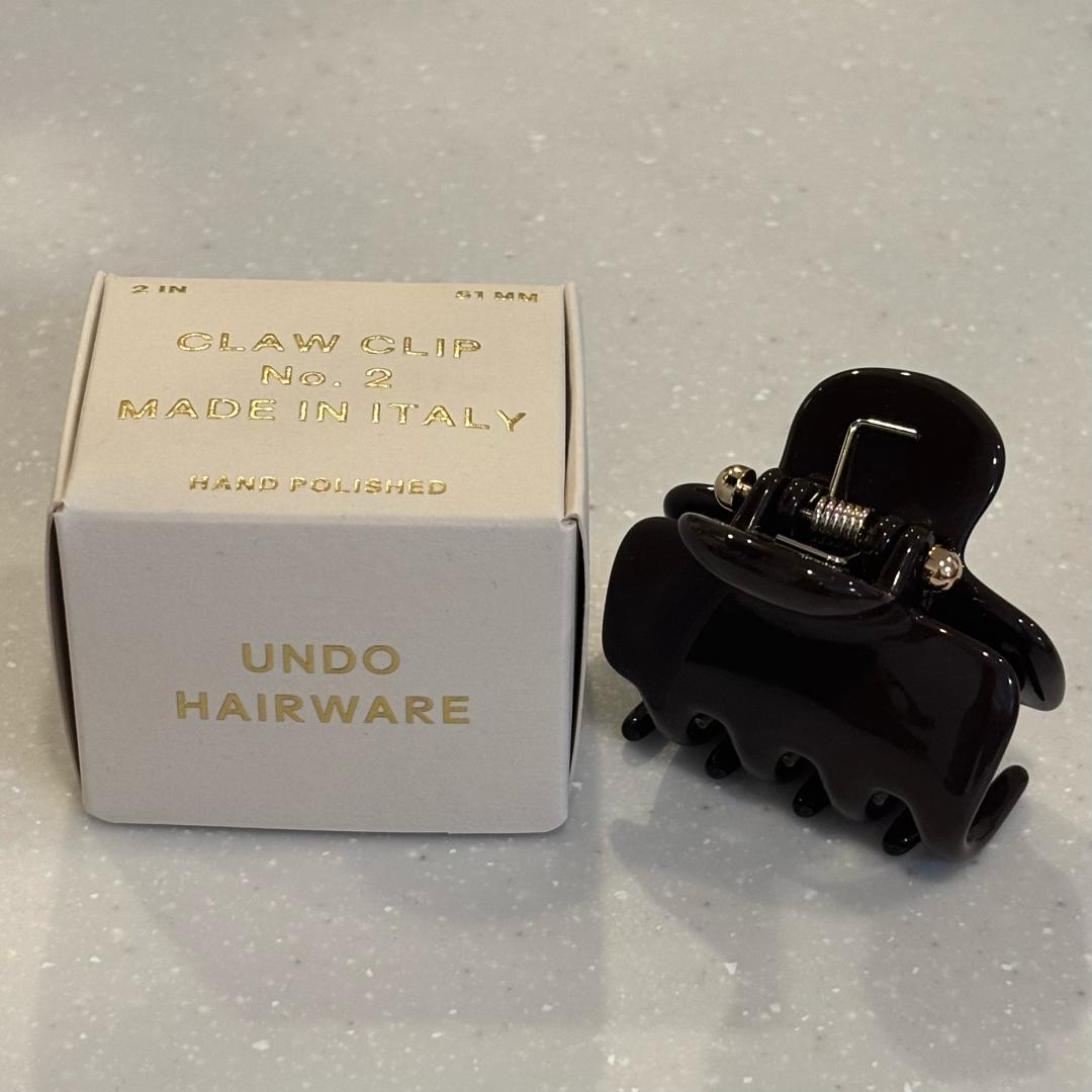 完売品 UNDO ヘアクリップ No.2 Espresso
