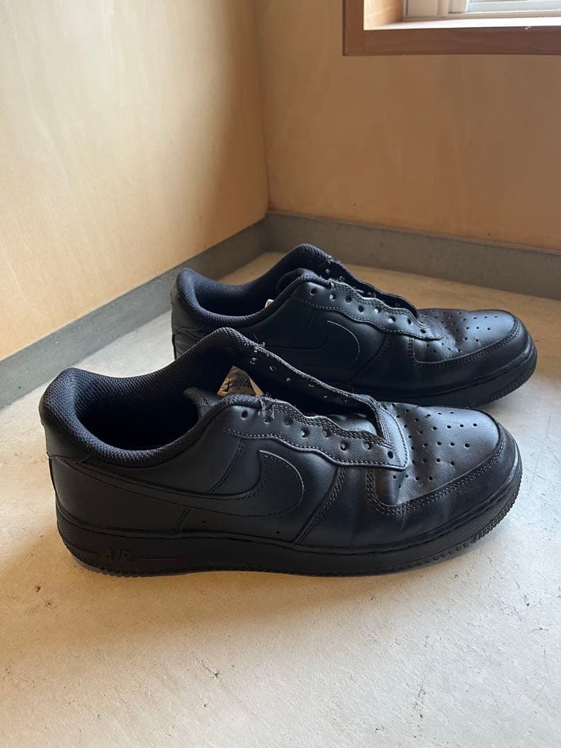 NIKE AIR FORCE 1 ブラック 黒 26.5cm 箱なし
