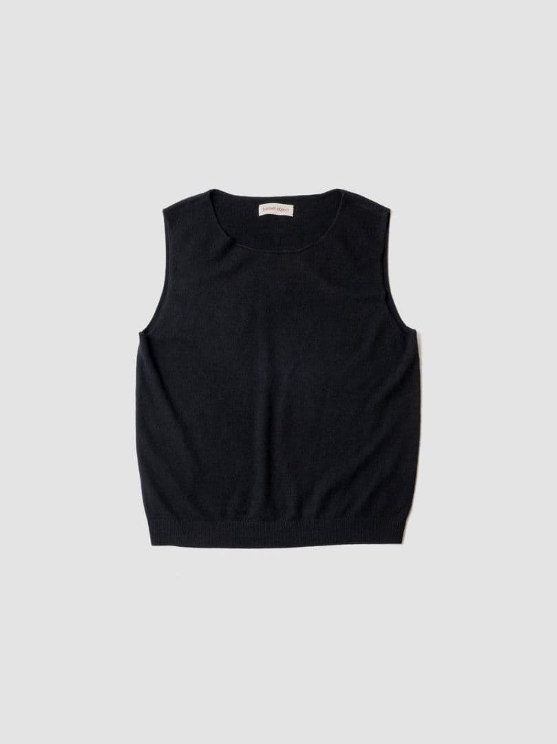 barbell object ct ls top カシミアノースリーブ