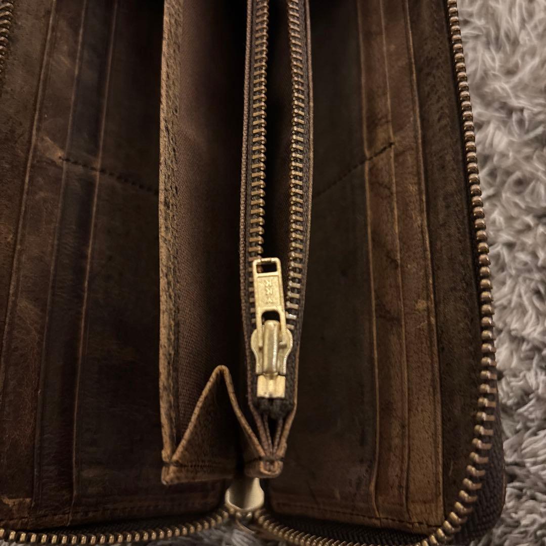 slow kudu L zip long wallet 長財布　ウォレット