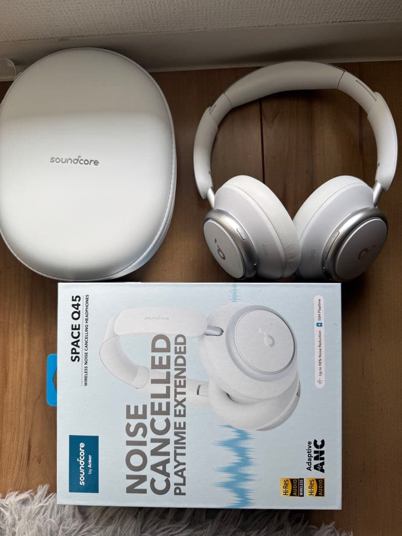 極美品 soundcore Space Q45 ワイヤレスヘッドホン