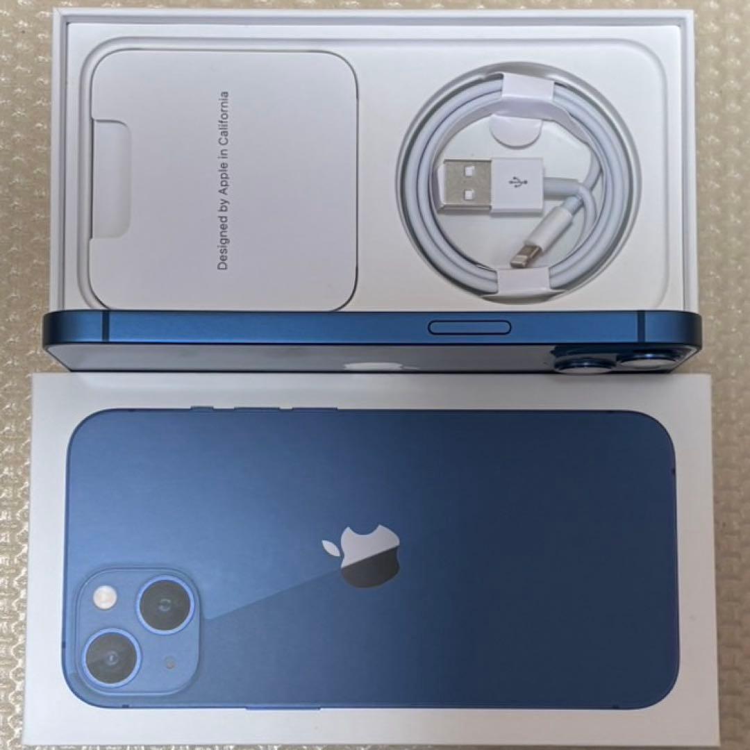ほぼ新品バッテリー容量100% iPhone13 128GB SIMフリー 本体