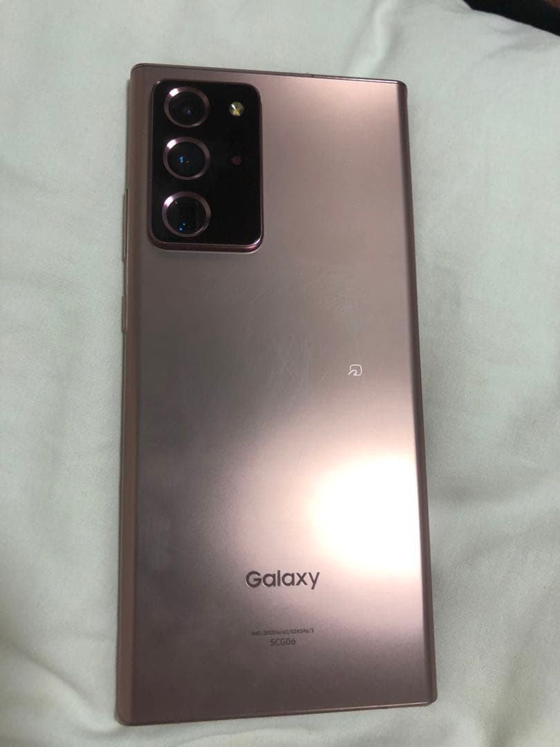 Galaxy Note20 Ultra 5G SCG06 ローズゴールド
