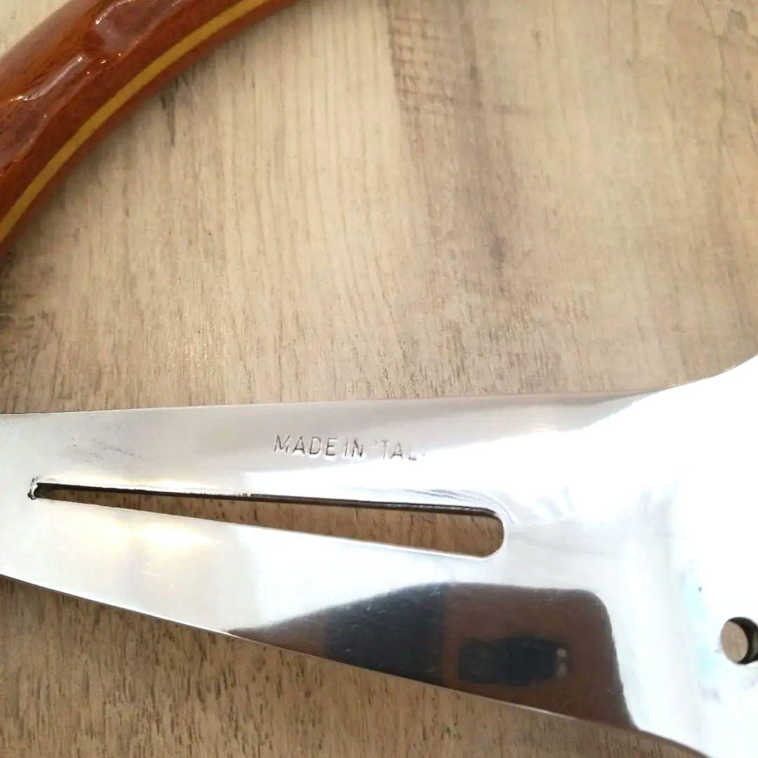 【美品】【NARDI】ナルディウッド&ポリッシュスポーク/【当時物】37Φ