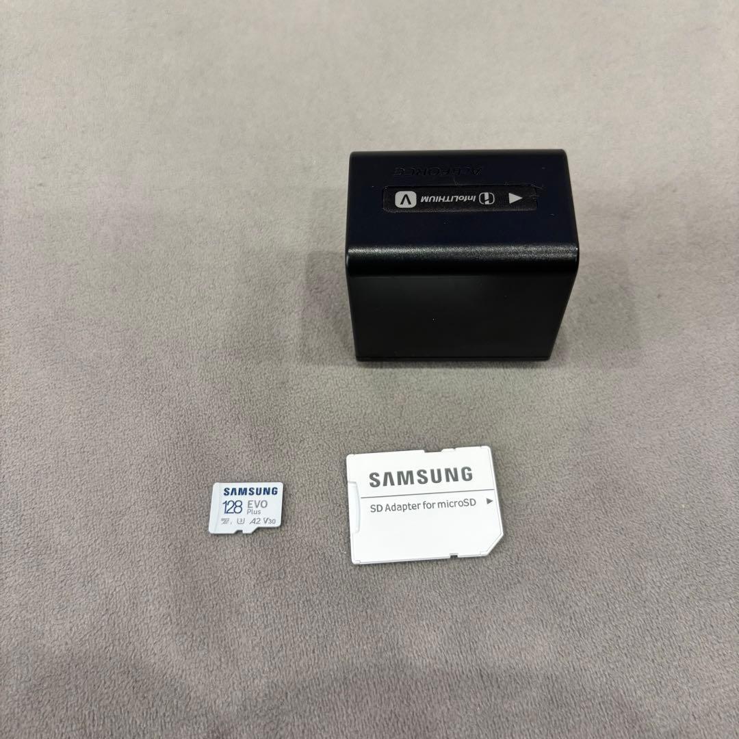 【おに】SONY 4K ビデオカメラ FDR-AX45 本体一式　付属品