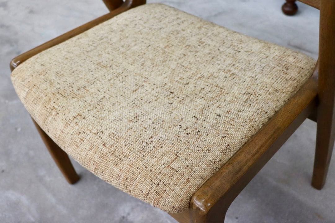 GMIH77A○昭和レトロ 北欧スタイル ヴィンテージ ダイニングチェア サイド