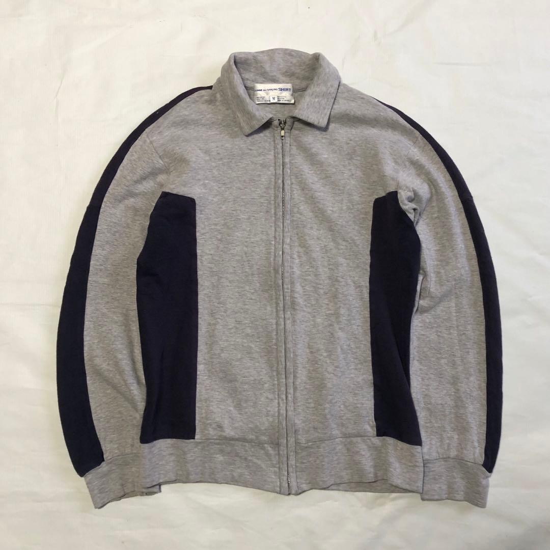 COMME des GARCONS SHIRT ツートン ジップ スウェット