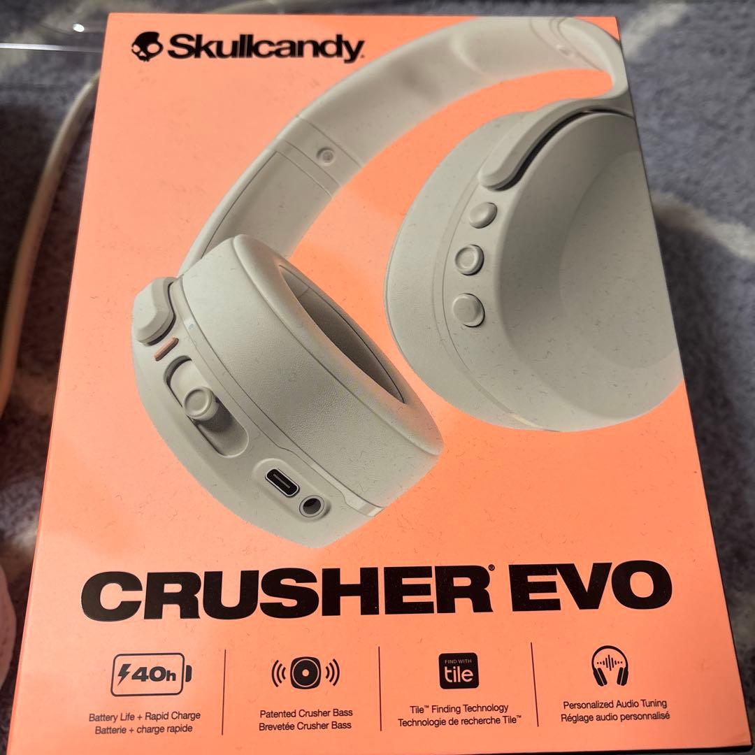 スカルキャンディ　skullcandy Crusher Evo　ヘッドホン