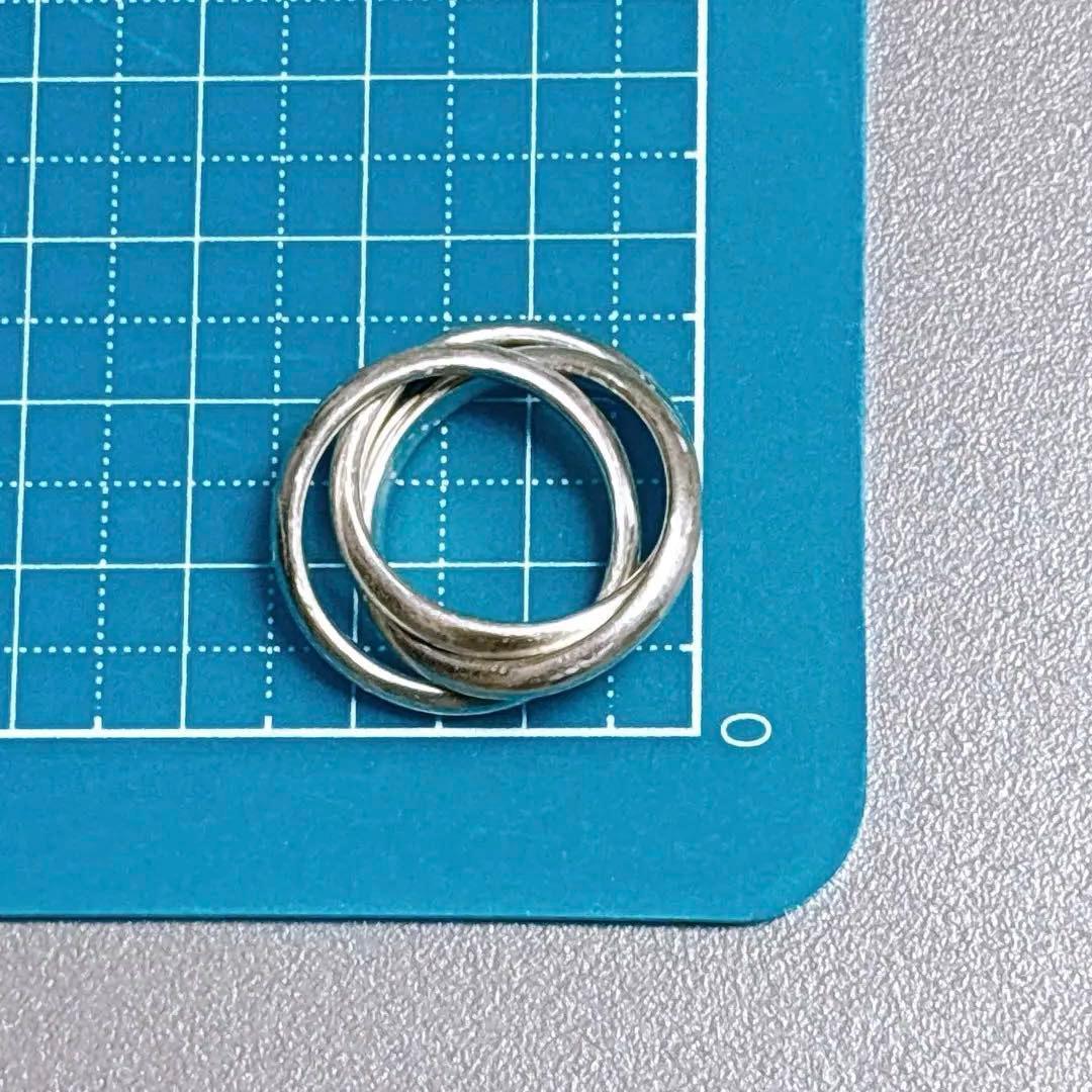 【美品】9号 Tiffany ティファニー トリニティ リング シルバー925