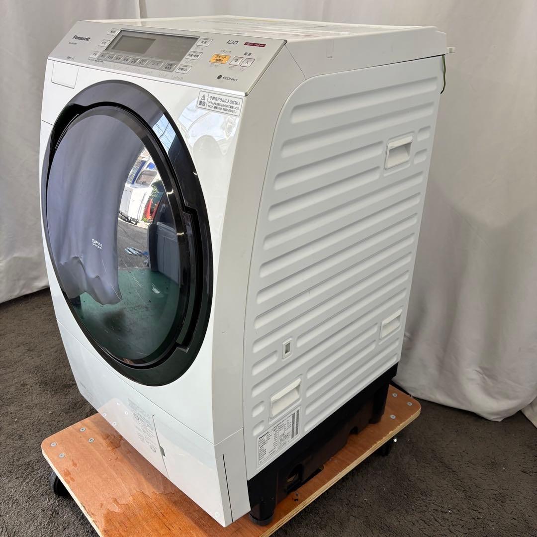 606　パナソニック　ドラム式洗濯機　10キロ　乾燥付き　設置無料　中古　安い‼️