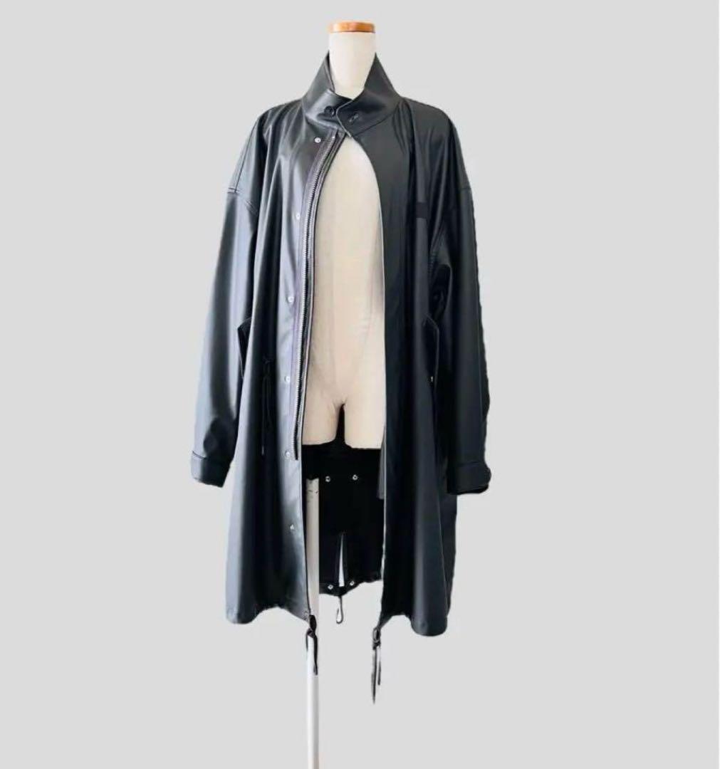 定価9万 GVGV エコレザー モッズコート コート G.V.G.V.