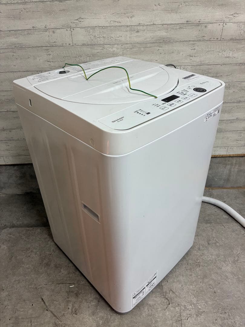 SHARP 全自動電気洗濯機 ES-GE5E-W 2021年製