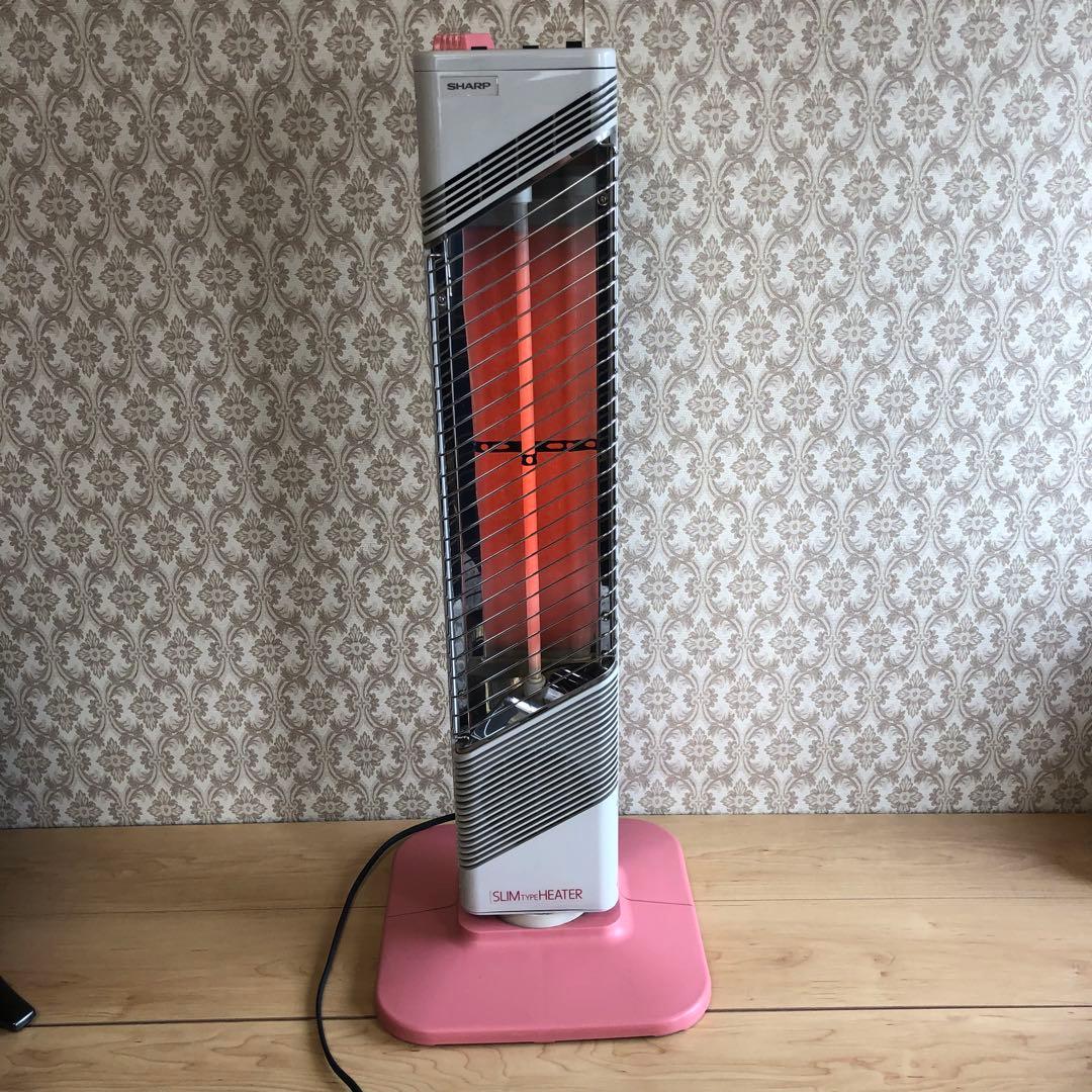 SHARP HX-900 縦型電気ヒーター ピンク　レトロポップ　昭和レトロ