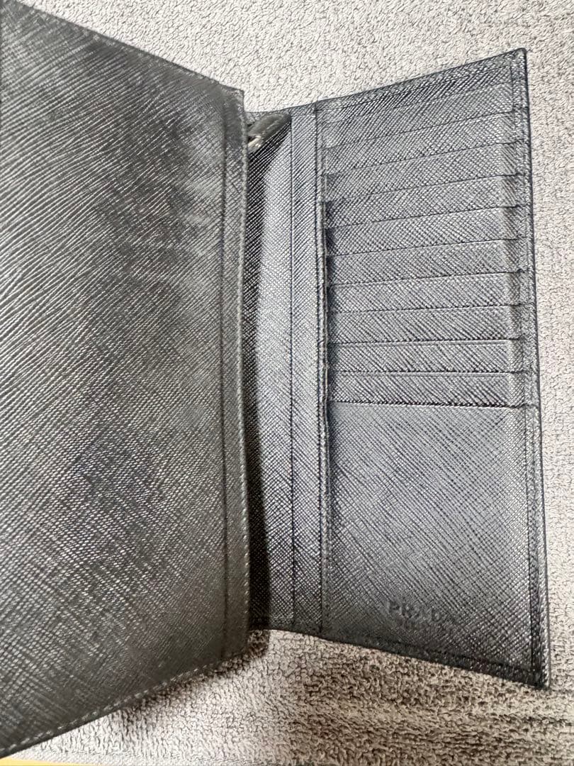 【えす】PRADA プラダ 長財布 サフィアーノレザー
