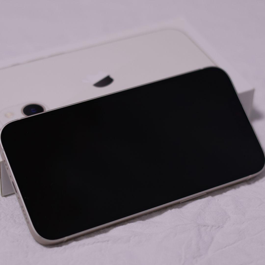 【美品】iPhone 13 128GB ホワイト 白ロム