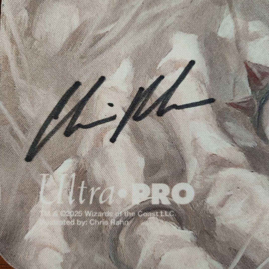 black lotus プレイマット　ブラックロータス アーティストサインド