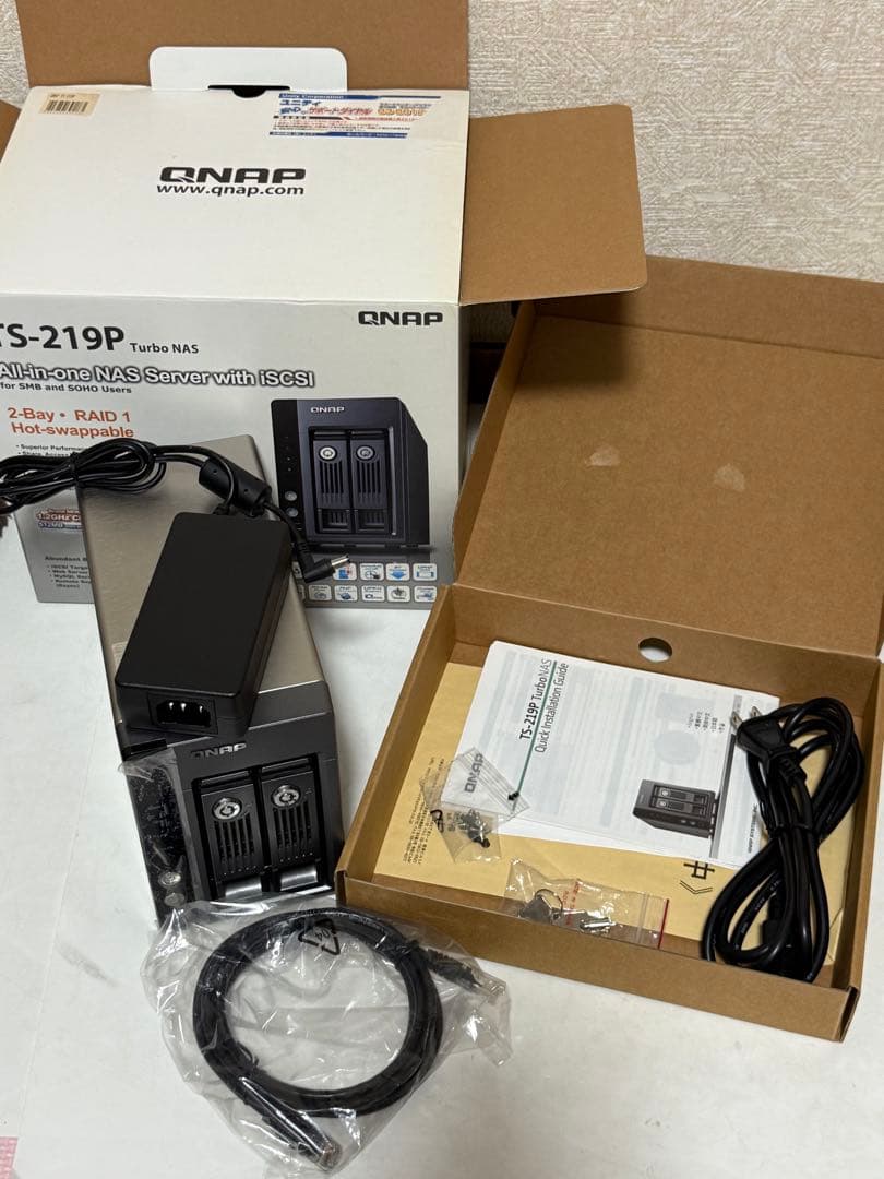 外付けハードディスク・ドライブ QNAP TS-219P Turbo NAS 2-Bay