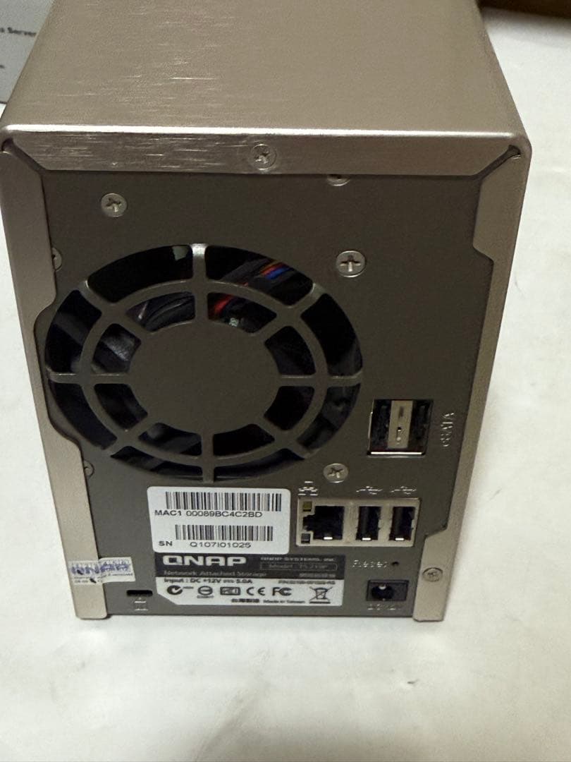 外付けハードディスク・ドライブ QNAP TS-219P Turbo NAS 2-Bay