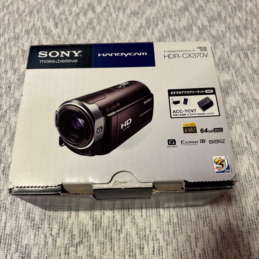 備品完備　中古品　SONY ハンディカム HDR-CX370V HDビデオカメラ