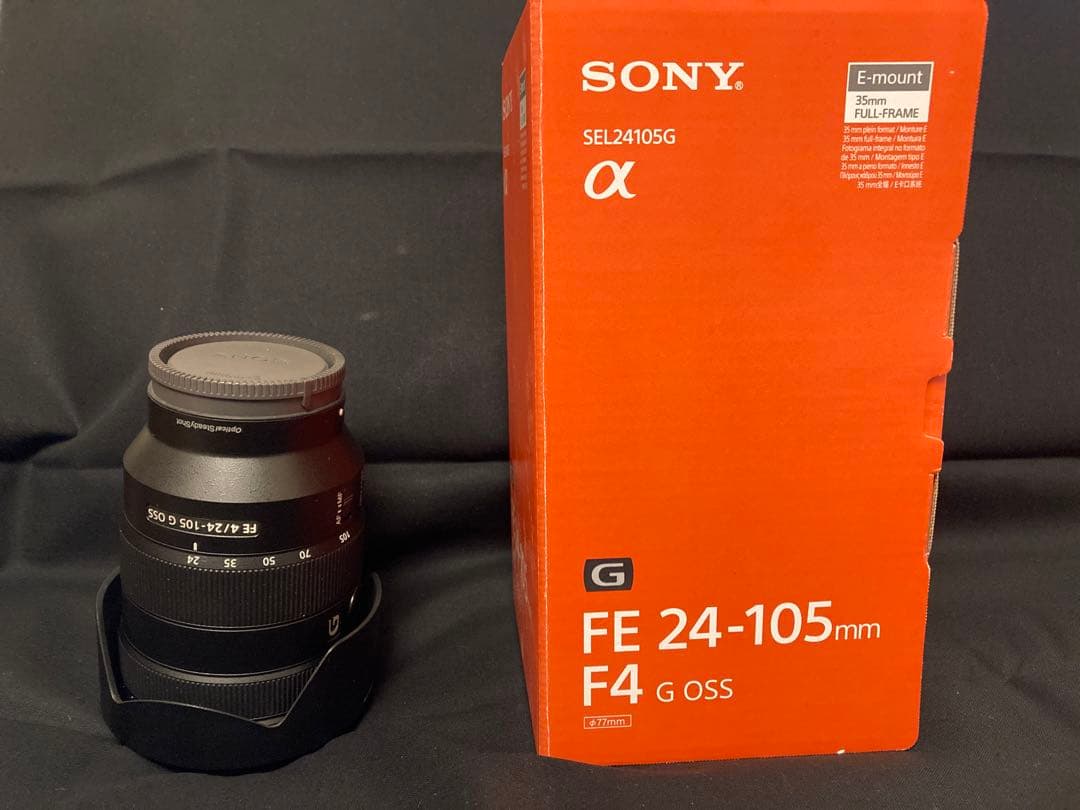SONY Eマウントレンズ FE 24-105F4 G OSS フィルター付