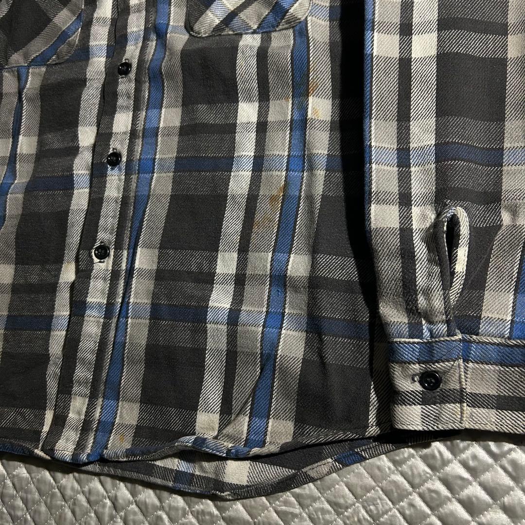 ※*※様 70s~80s USA製 FIVEBROTHER チェックヘビネルシャ