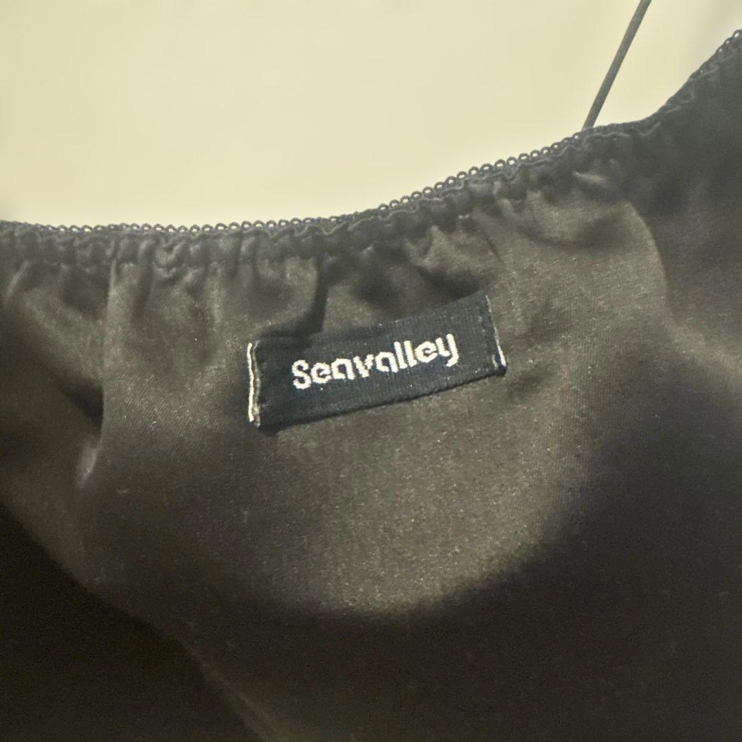 美品 SEA シー ヘビーサテンドーラキャミソール