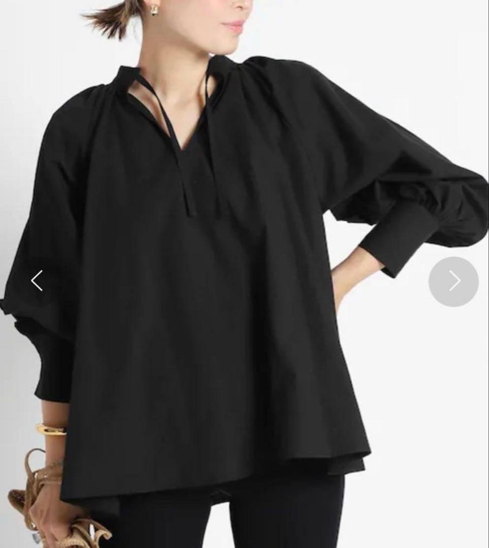 ドゥーズィエムクラス　CELERI セルリ　GATHERED ギャザードブラウス