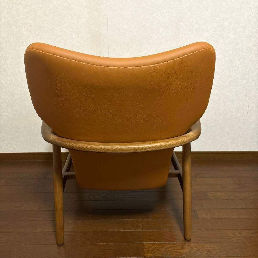 【極美品】フィンユール ラウンジチェア 総革 リプロダクト