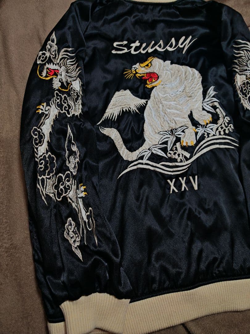 美品 Stussy 25th Anniversary 虎龍 日本限定 スカジャン