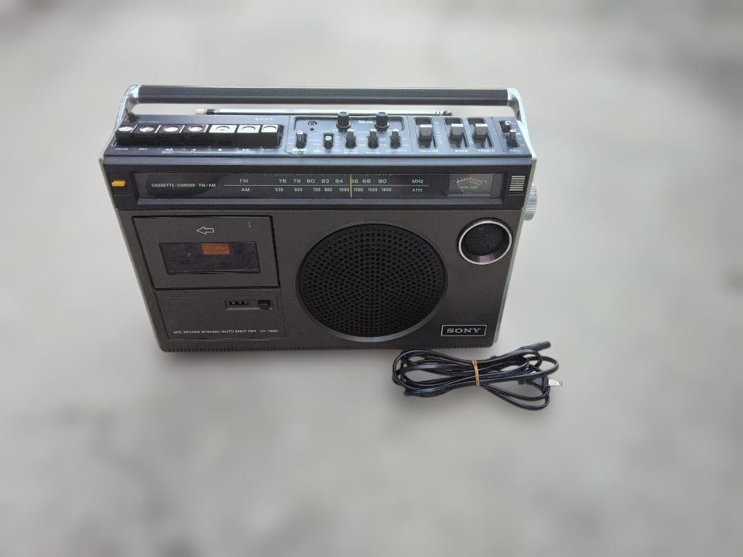 SONY カセットレコーダー FM/AMラジオ CF-1980