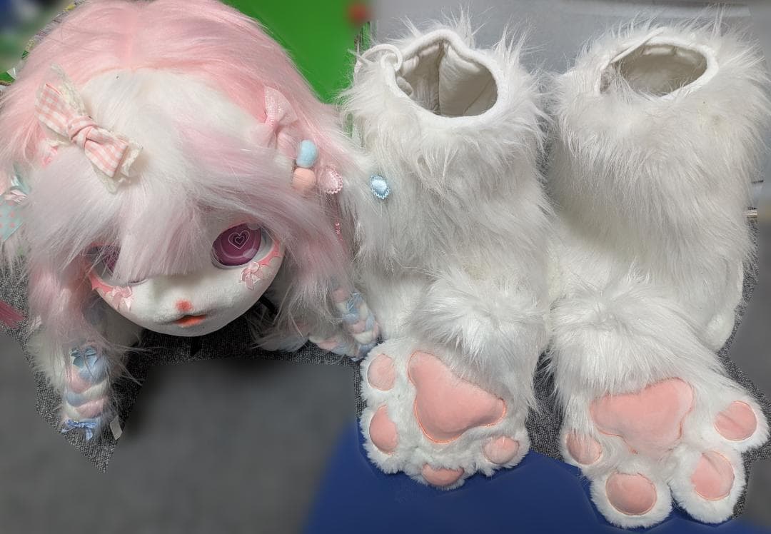 着ぐるみ（kigurumi）ヘッドと両手両足用コスチューム