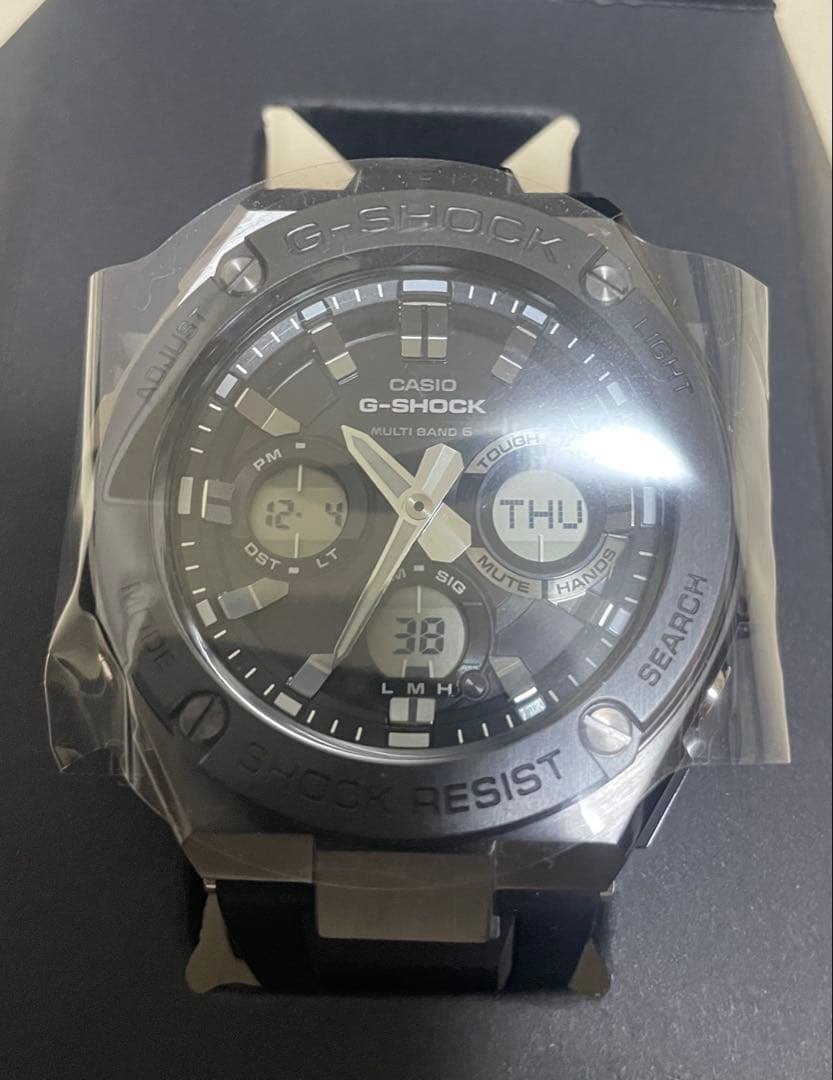 CASIO G-SHOCK ソーラー腕時計 ブラック　GSTW110ms