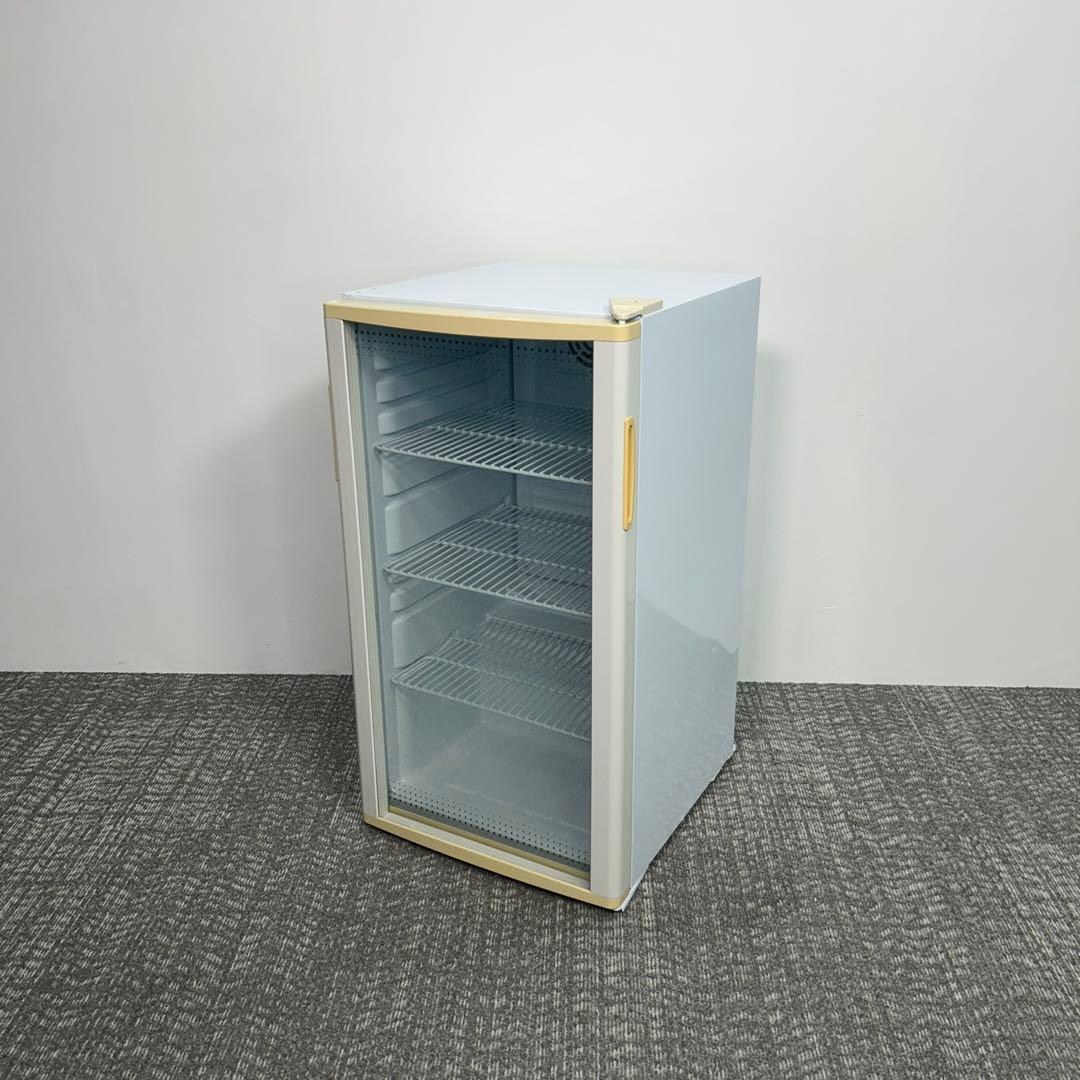 108業務用 冷蔵ショーケース オフィスコンビニ XW-105 左右開き 小型