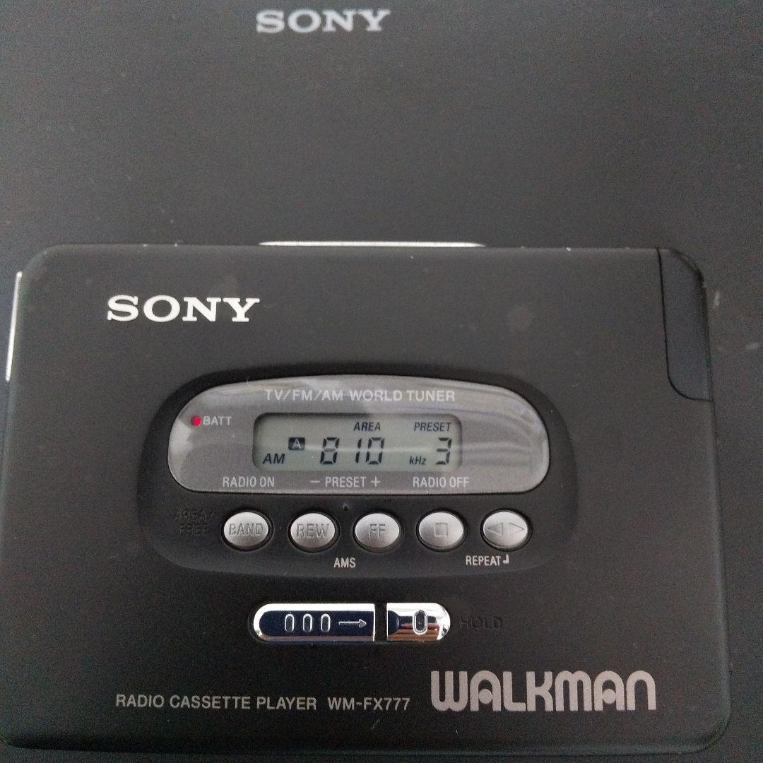 完全ジャンク品　ソニーカセットウォークマンSONY WM-FX777本体のみ