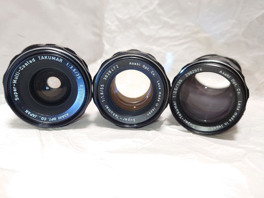 美品！3点★Super-Takumar 35 55 135mm F3.5 M42