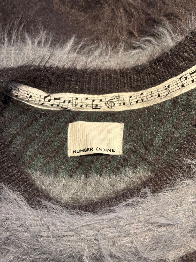 NUMBER (N)INE ナンバーナイン シャギー ニット　1