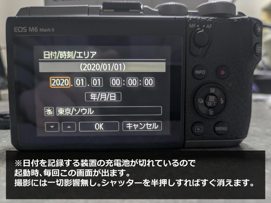 Canon EOSM6markII ボディ シルバー　レンズ等、多数おまけあり