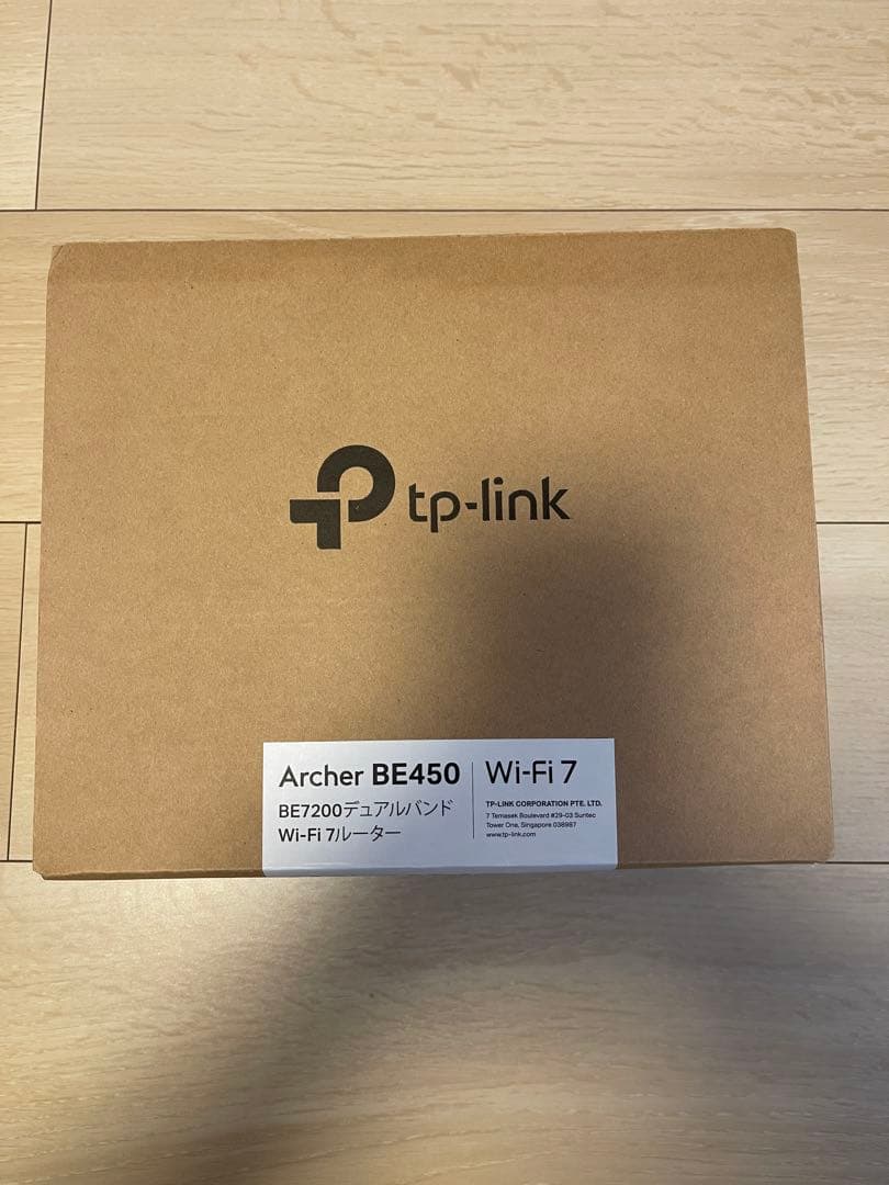 TP-Link Archer BE450 Wi-Fi 7ルーター