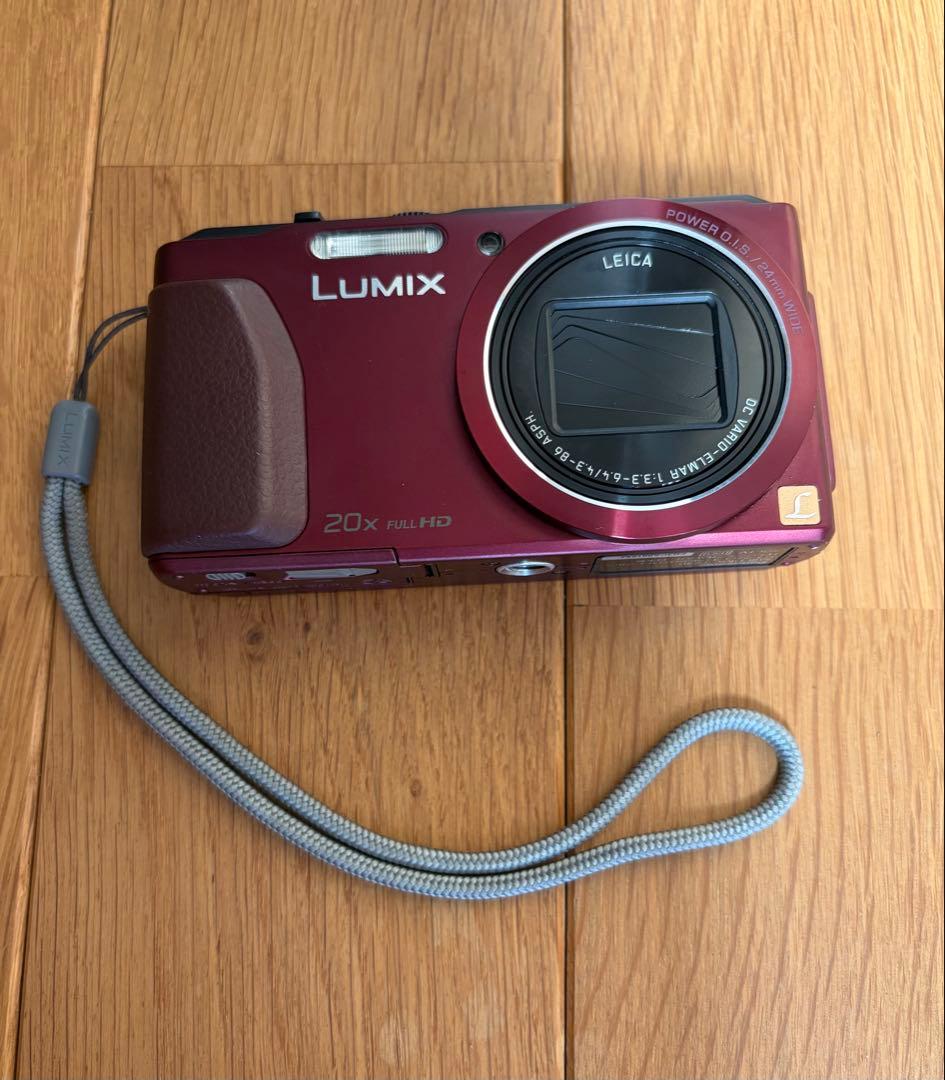 LUMIX DMC-TZ40 レッド コンパクトデジタルカメラ
