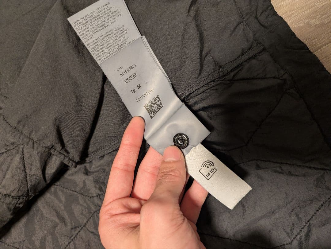 ストーンアイランド キルティング ナイロンジャケット　M