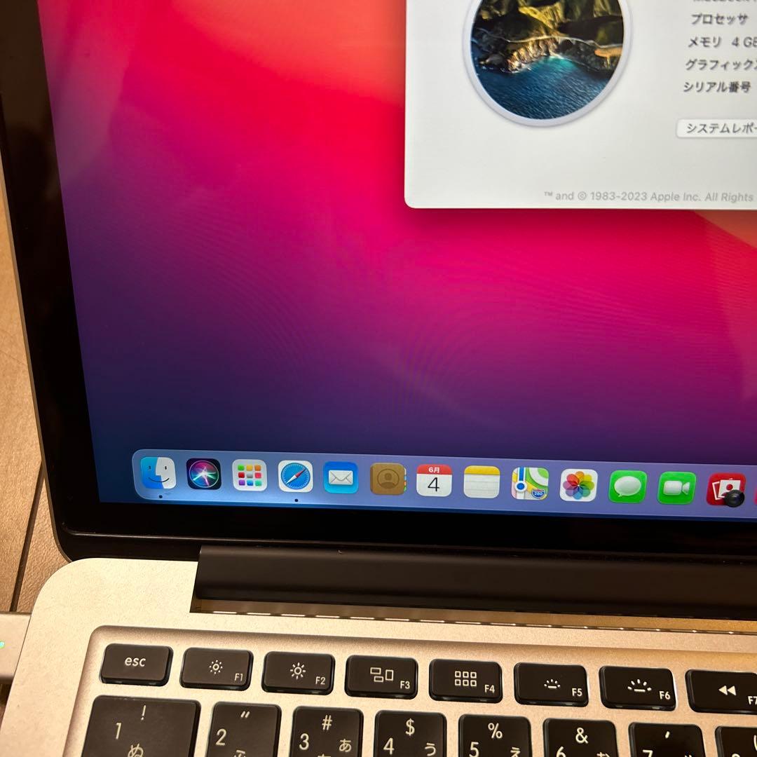MacBook本体 Apple MacBook pro 2013 Big Sur