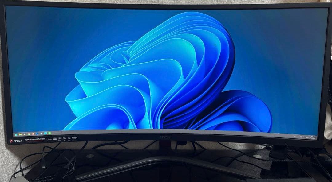 MSI MAG341CQ 曲面ワイドゲーミングモニター　中古　34インチ