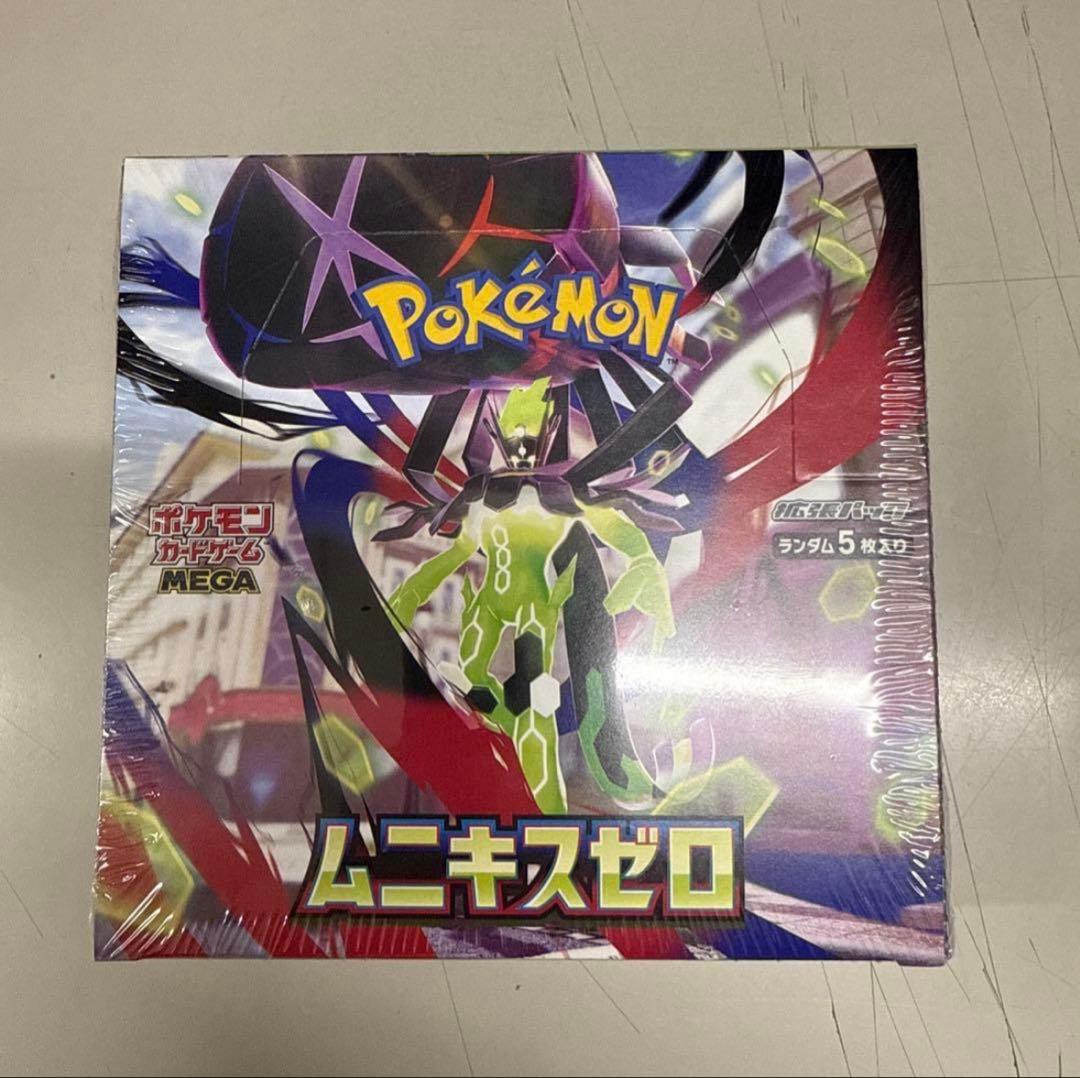 ひ*】様 新品未開封 ポケモンカードゲーム ムニキスゼロ BOX シュリンク付き