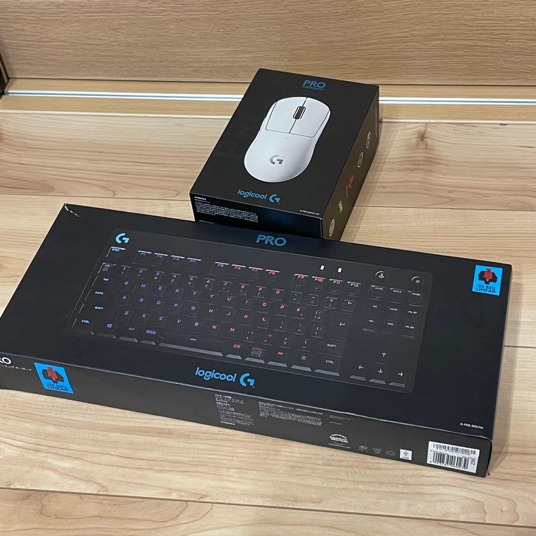 【匿名発送】ロジクール　ゲーミングマウス　ゲーミングキーボード　セット