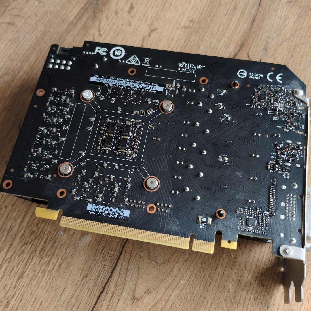 グラフィックボード・グラボ・ビデオカード MSI AERO ITX GeForce GTX 1660 Ti